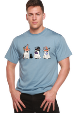 Spun Bamboo Halloween Boo men&