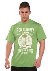 Red Gloomy Spun Bamboo men&