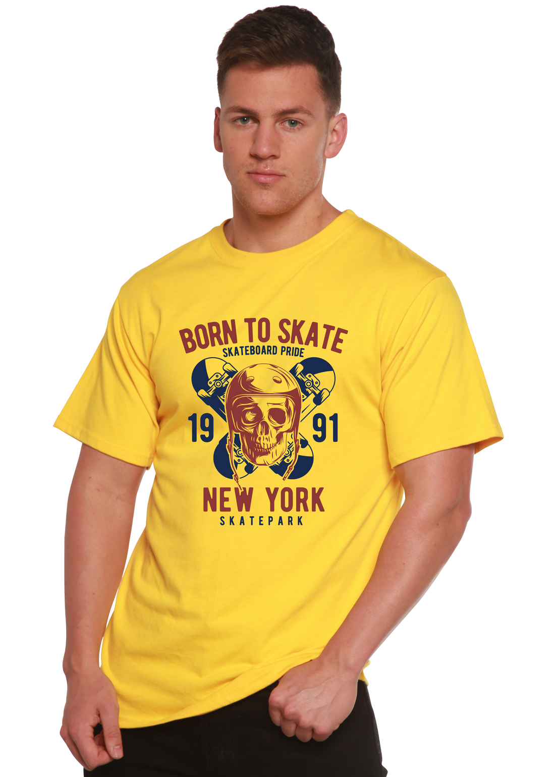 Spun Bamboo Born To Skate 1991 New York men&