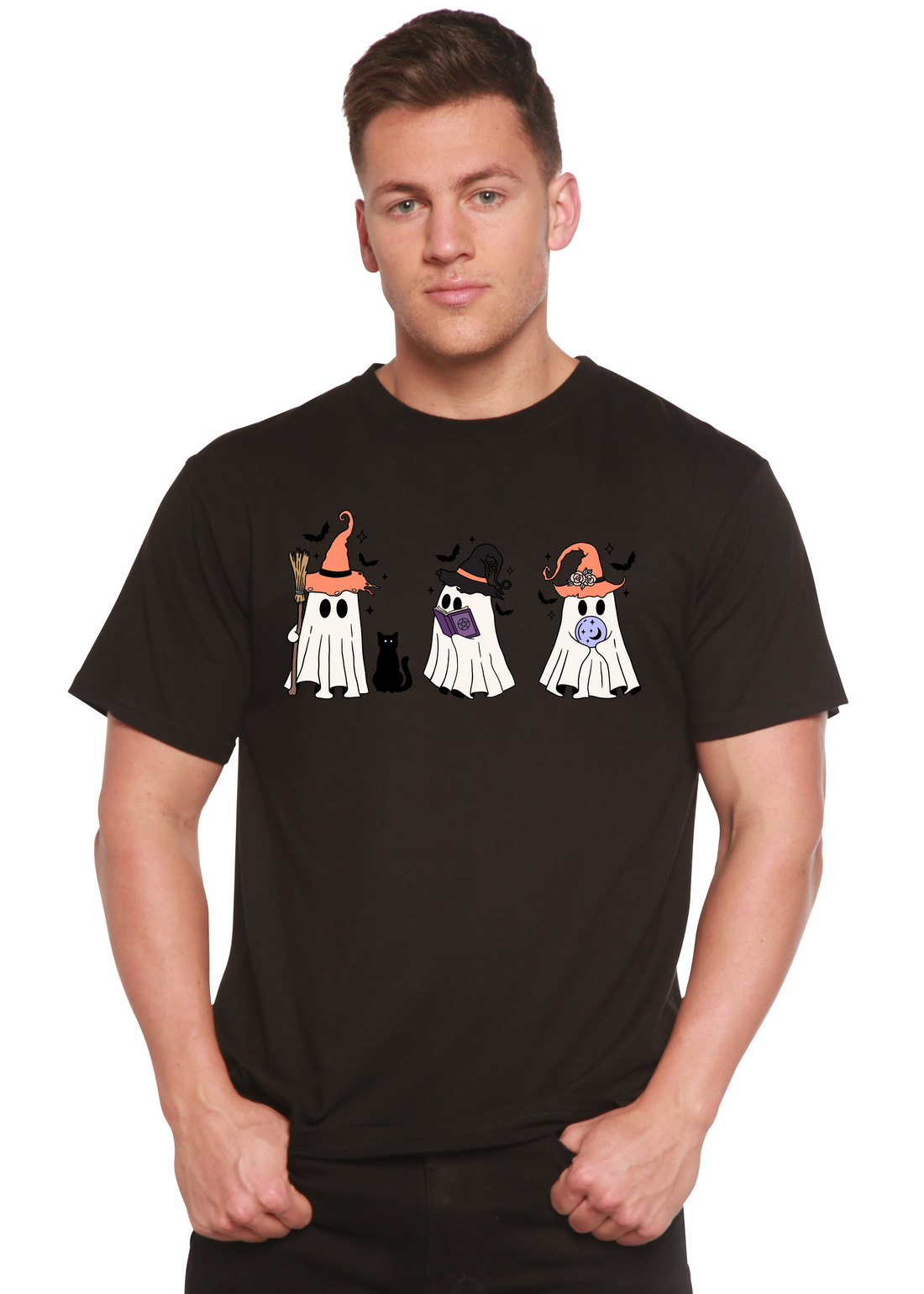 Spun Bamboo Halloween Boo men&