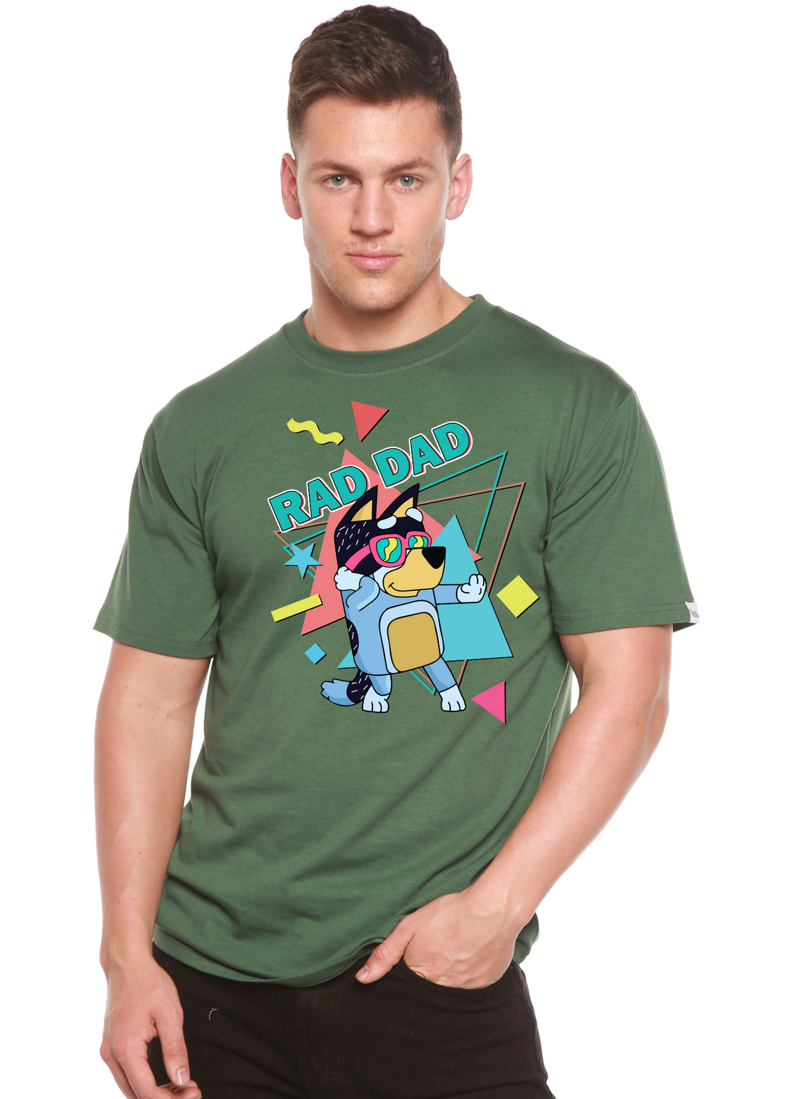 Spun Bamboo Rad Dad Bluey men&