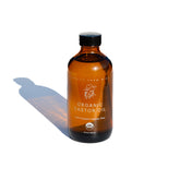 8oz bottle of Pretty Farm Girl pure organic cold pressed hexane-free castor oil, natural and unrefined for skin and hair care.