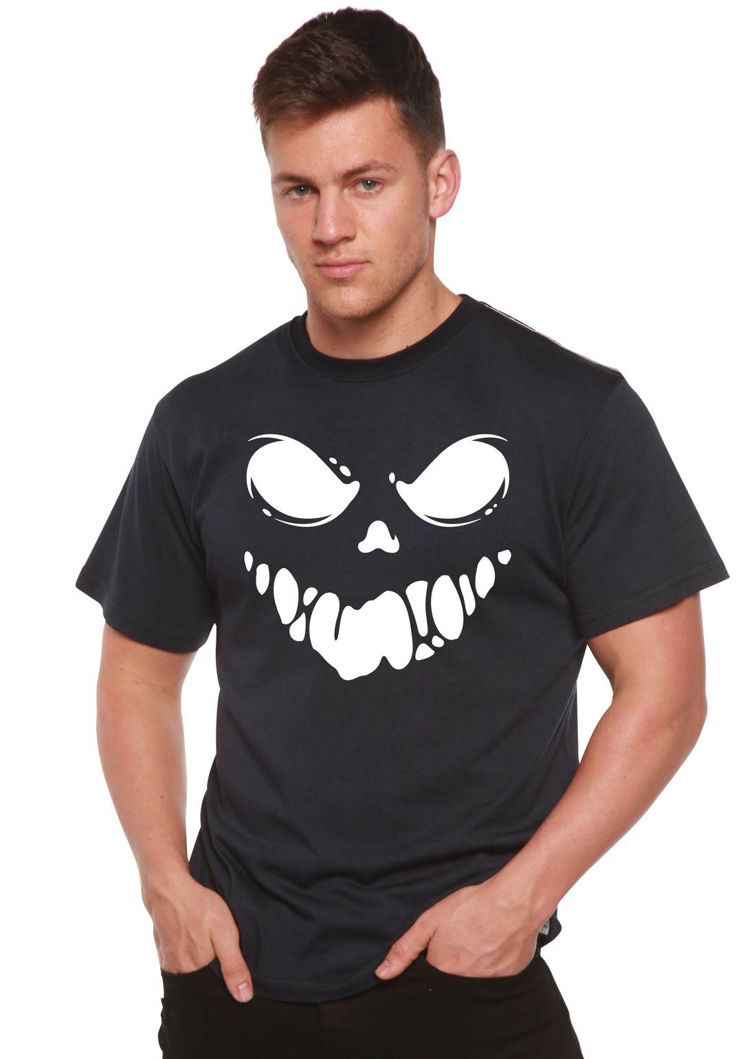Spun Bamboo Halloween Boo men&