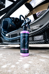 Blackline Car Care BLACKLINE® SPEED GLOSS Quick Detailer bottle with applicator pad for fast vehicle gloss enhancement.