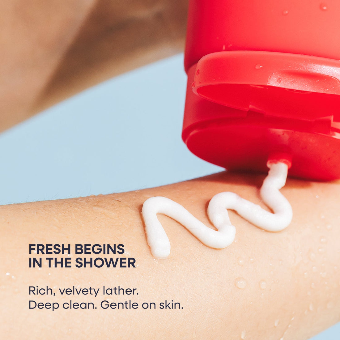 Duradry body wash duo featuring deep cleanser bottles for thorough skin cleansing and refreshment.