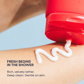 Duradry body wash duo featuring deep cleanser bottles for thorough skin cleansing and refreshment.