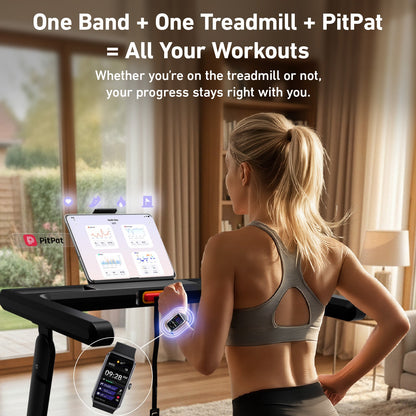 DeerRun X20 Incline Home Treadmill with 15% Auto Incline &amp; Full Running Deck | 400 lbs, 11.3 mph