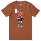 Yūjin Clothing Drippin Kitten T-Shirt featuring a colorful kitten graphic on soft cotton fabric