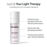 Solawave Skin Therapy Activating Serum in a clear dropper bottle, skincare topical for improving skin health and radiance