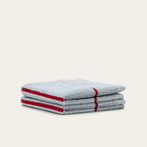 Soft white Deia Australian Cotton Towels from Italic, plush and absorbent for luxurious home and bed use.