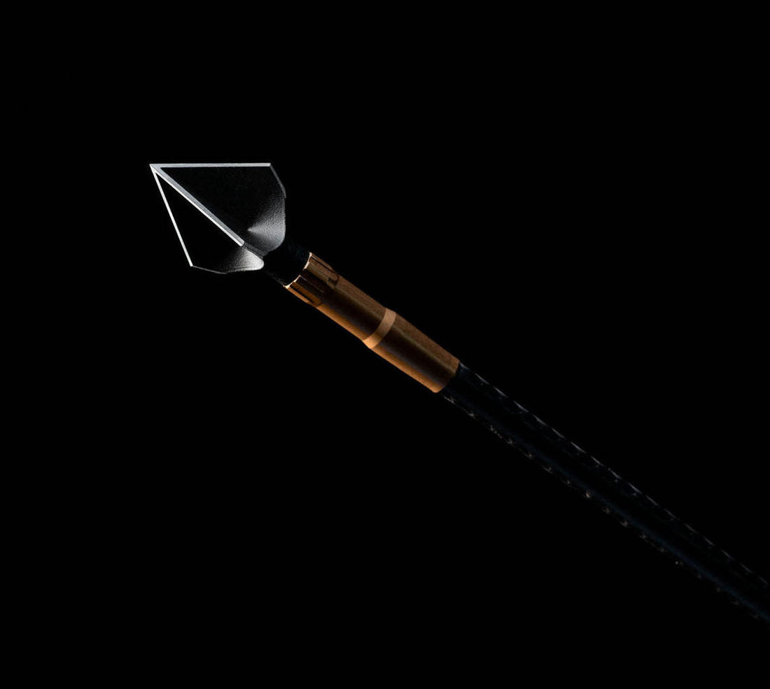 Annihilator Broadheads DOUBLE BEVEL XL 100 broadheads with double bevel blades for precise hunting arrow tips.