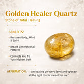 Golden Healer Quartz bracelet from Conscious Items featuring polished golden stones arranged in a stylish jewelry piece