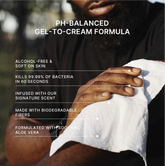 Bravo Sierra antibacterial body wipes showing a pack of body wipes with fresh scent and antibacterial properties.