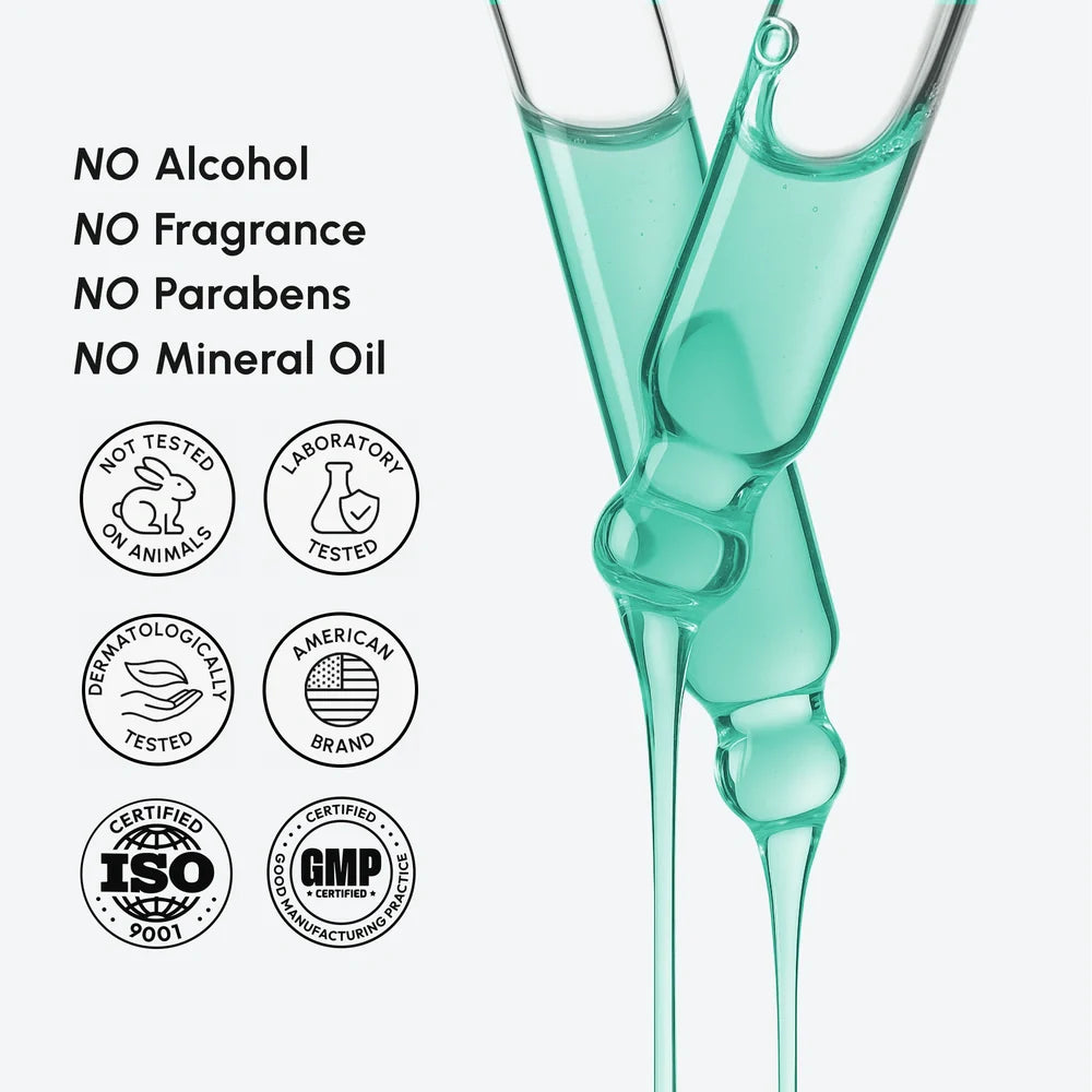 Maree Redness Soothing Azelaic Acid Serum bottle with dropper for calming irritated skin and reducing redness.