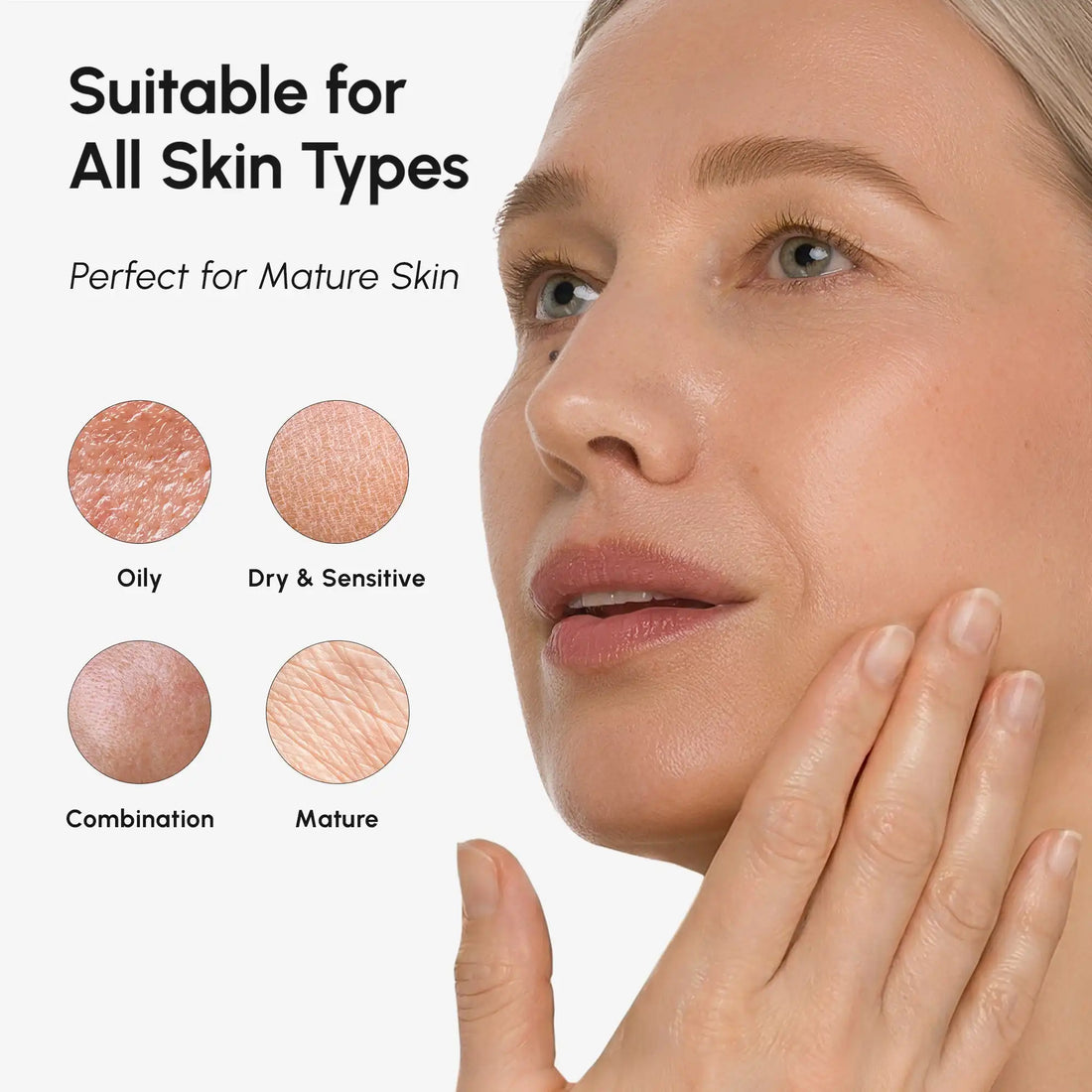 Maree Azelaic Acid Cream for Sensitive Skin in a white jar, showing the product label and creamy texture inside.