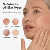 Maree Azelaic Acid Cream for Sensitive Skin in a white jar, showing the product label and creamy texture inside.