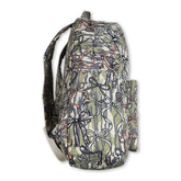 Mini Rodeo camo bow hunting kids girls backpack with adjustable straps and spacious main compartment, perfect for young outdoor enthusiasts.