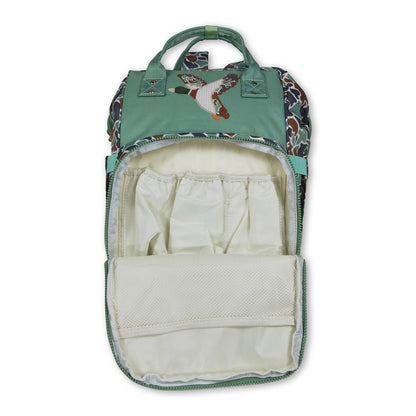Duck camo hunting baby mommy diaper backpack