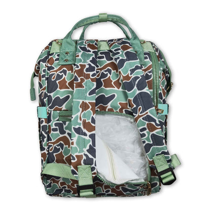 Duck camo hunting baby mommy diaper backpack