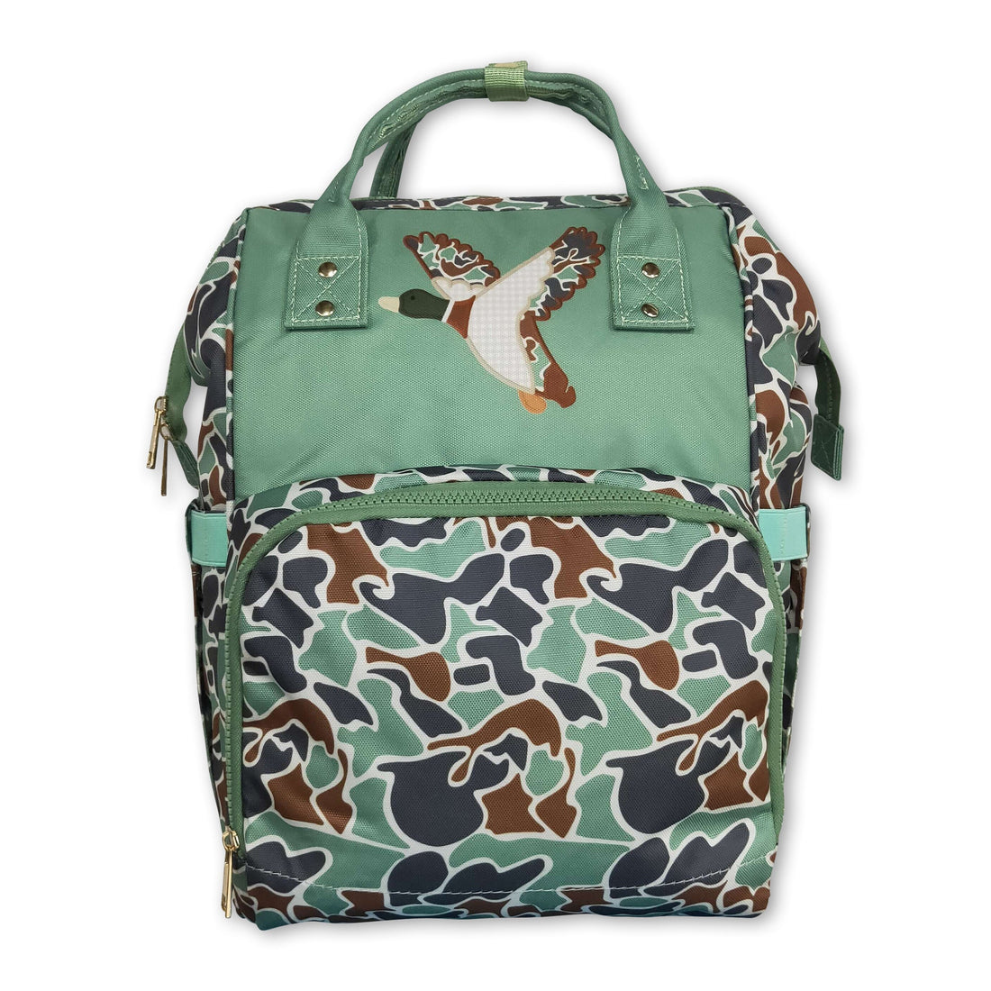 Duck camo hunting baby mommy diaper backpack