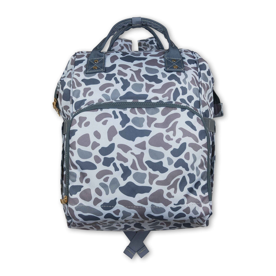 Grey camo hunting baby mommy diaper backpack