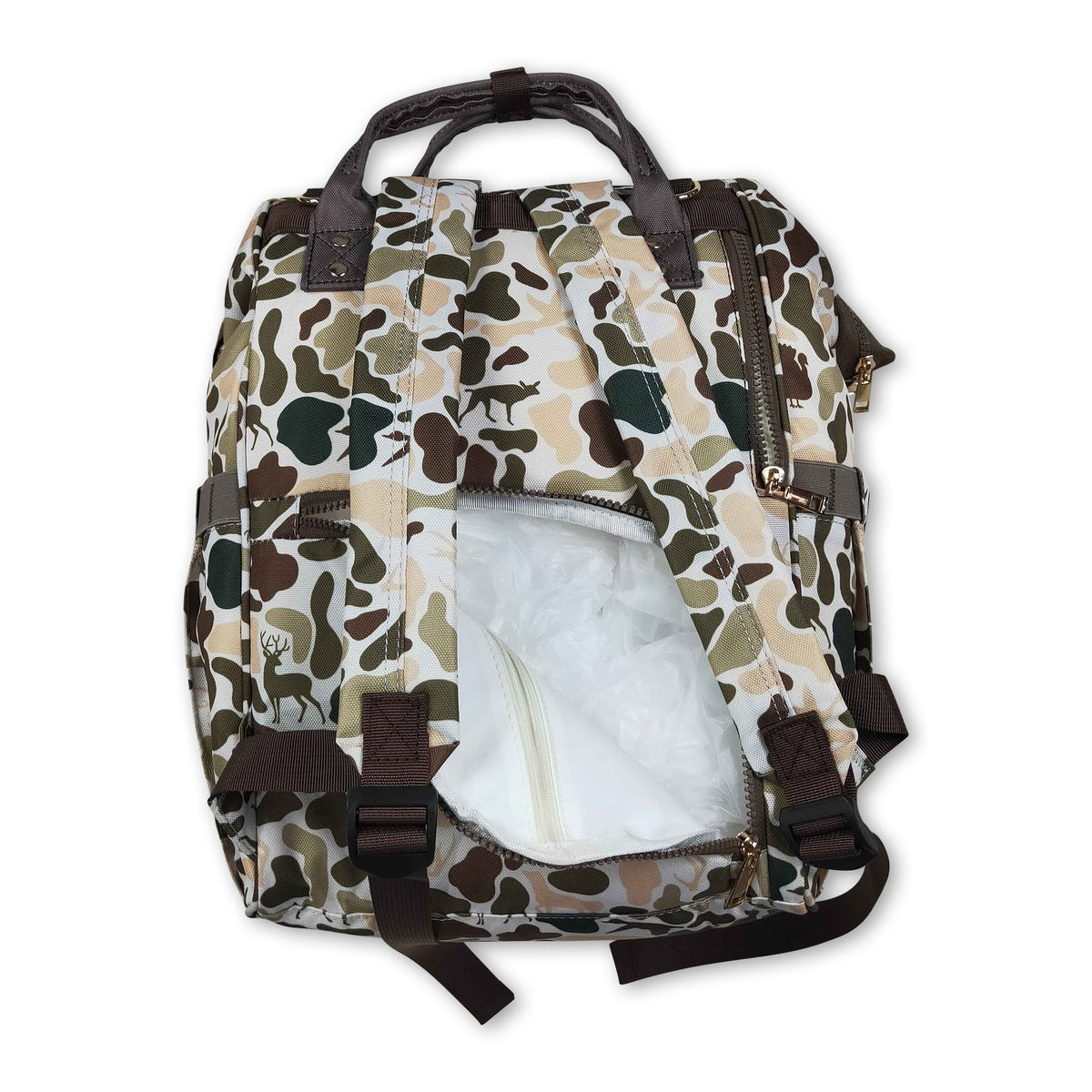 Hunting camo baby mommy diaper backpack