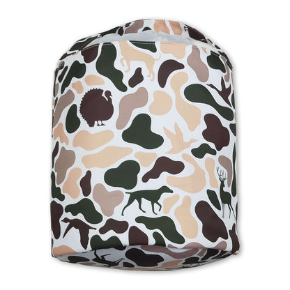Hunting camo rabbit embroidery kids Easter basket