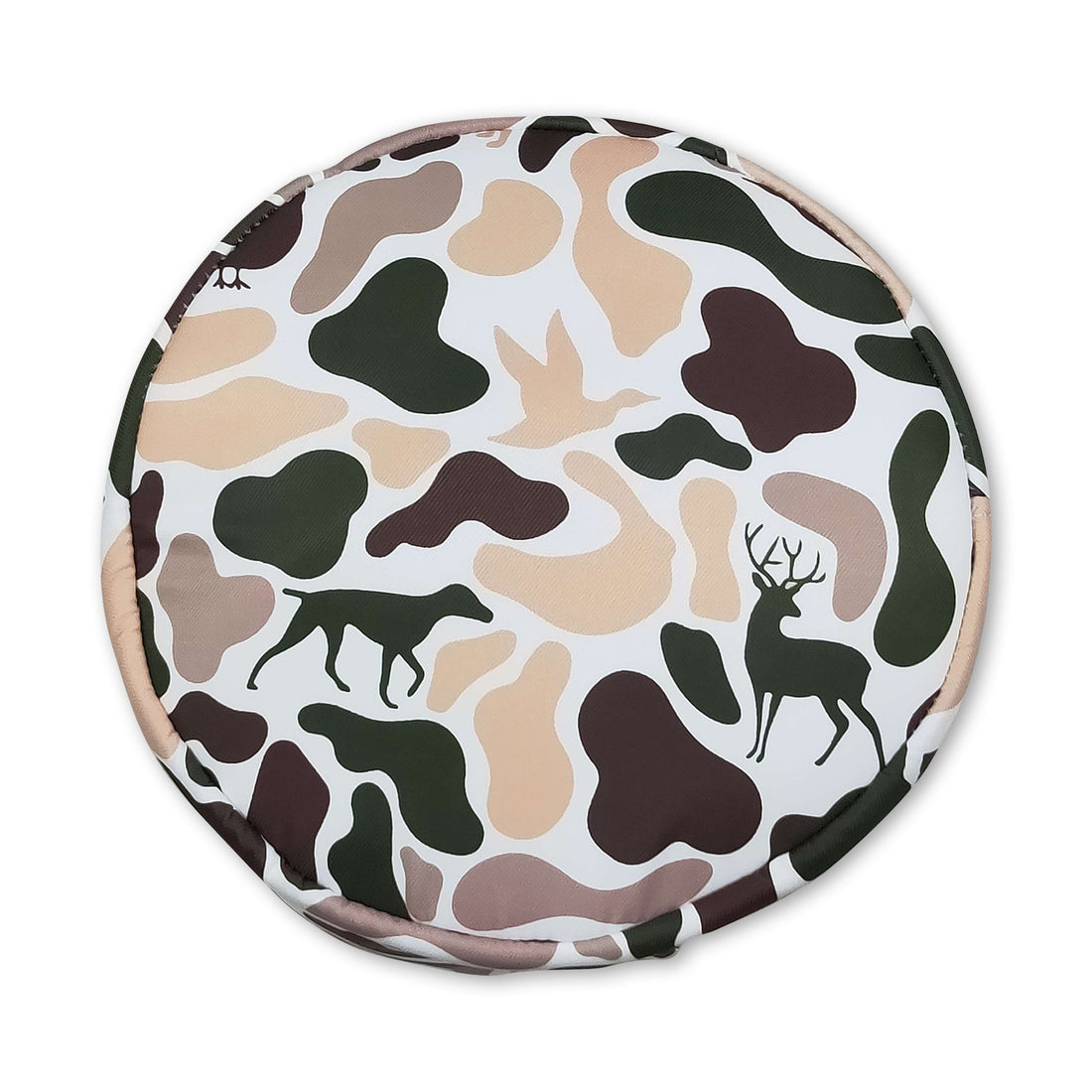 Hunting camo rabbit embroidery kids Easter basket