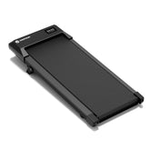 DeerRun® Q2 Urban Smart Walking Pad treadmill with incline, remote control, and digital display for home fitness use.