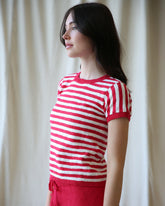 Downeast Round Trip Crew sweater, cozy knit with a classic crew neckline, in a versatile color, displayed on a hanger.