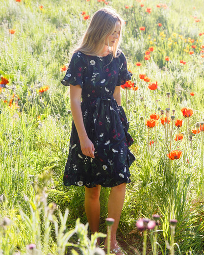 Ruffle &amp; Wrap Dress