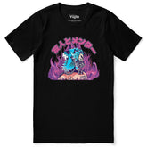 Yūjin Clothing Flames T-Shirt featuring a vibrant flame graphic design on a casual cotton T-shirt.