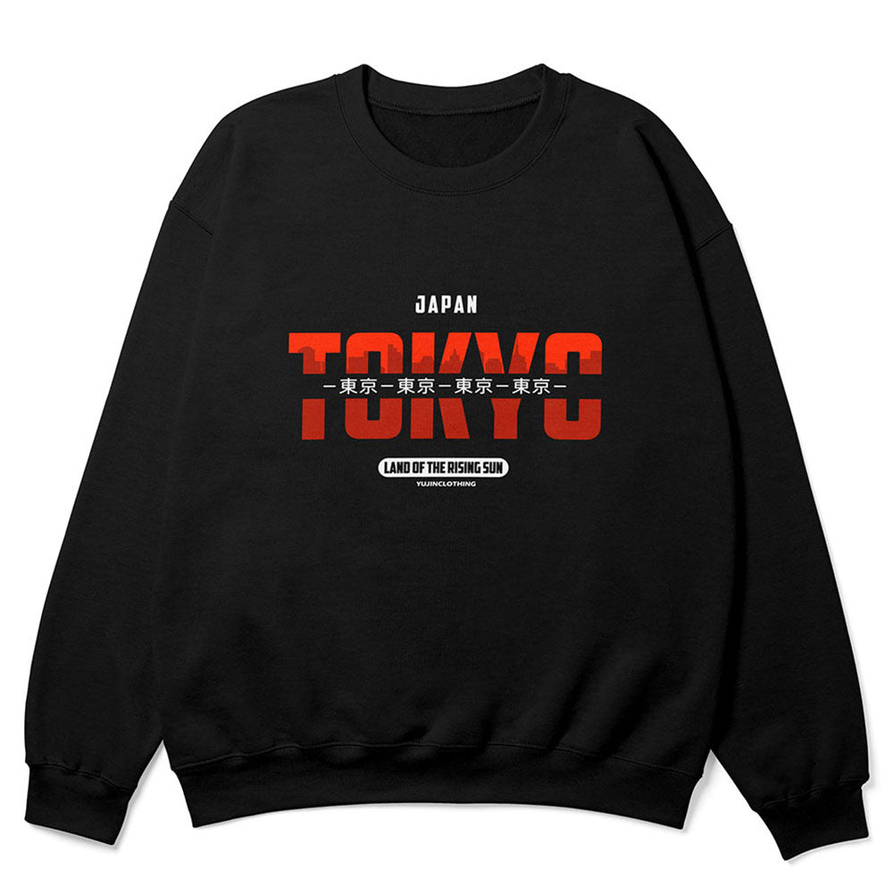 Yūjin Clothing Japan sweatshirt with a comfortable fit, featuring a minimalist design and soft fabric, ideal for casual wear.