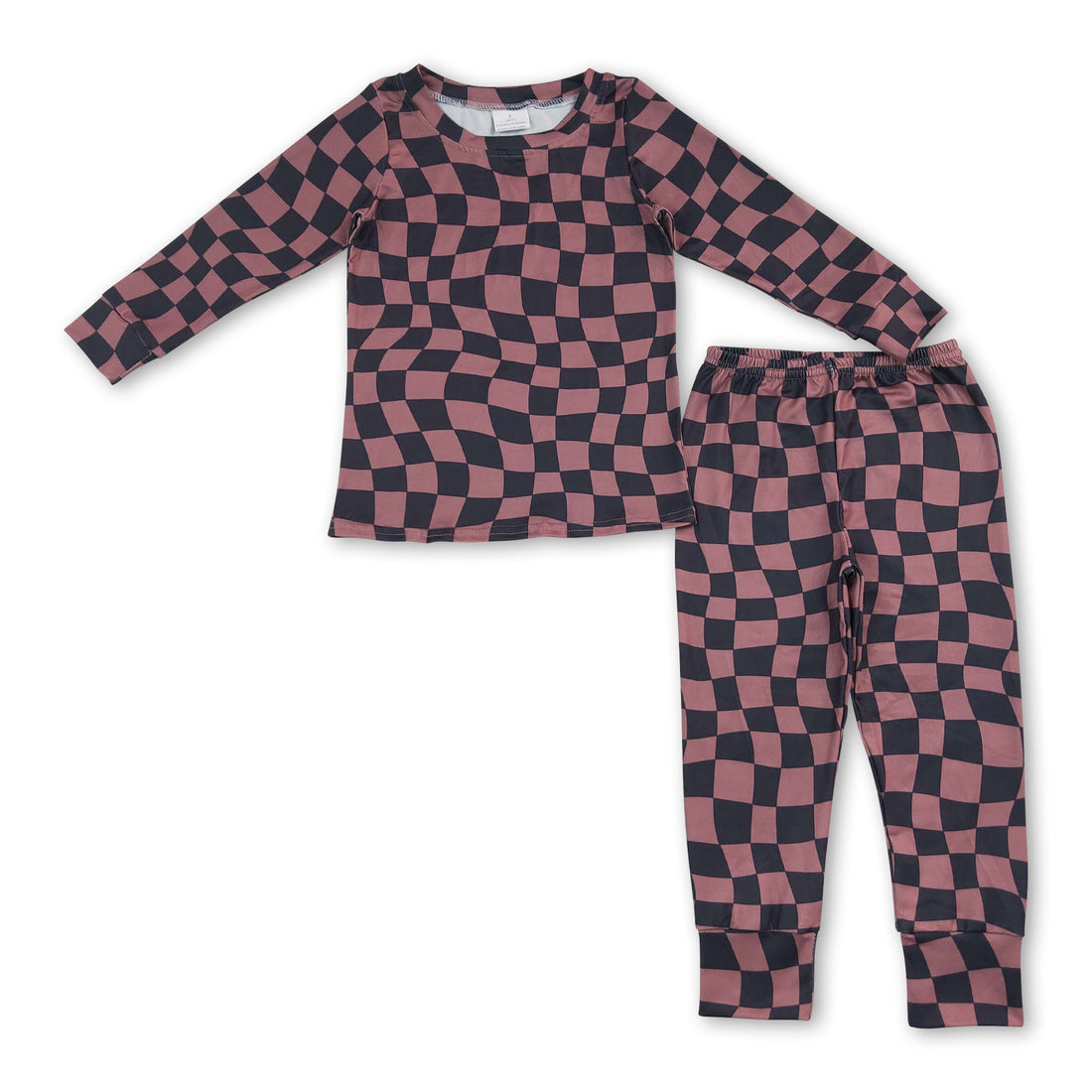 Mini Rodeo boy long sleeves top and pants pajama set for kids fall sleepwear, soft and comfortable toddler pajamas.