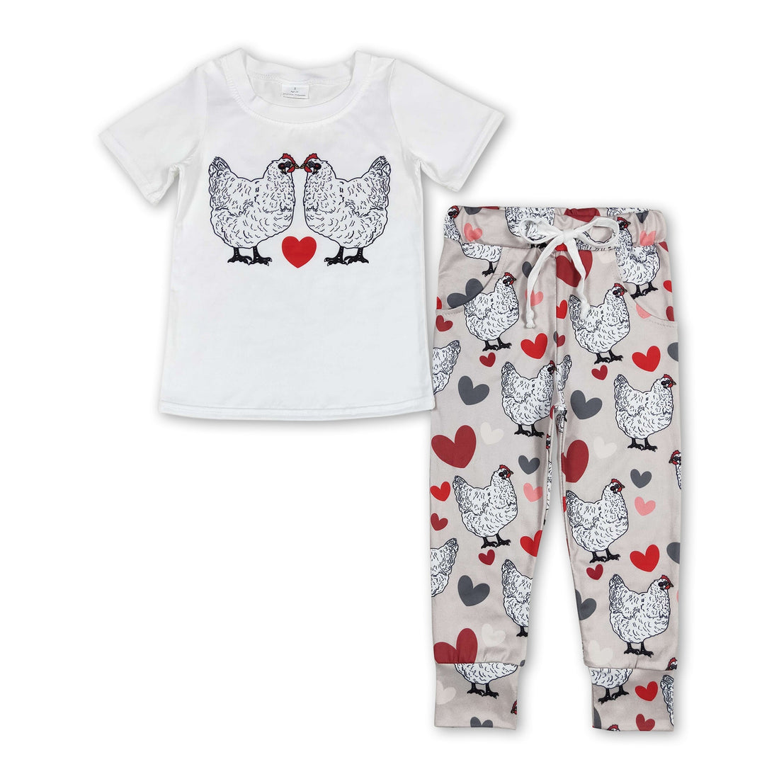 Chicken kids boy valentine&