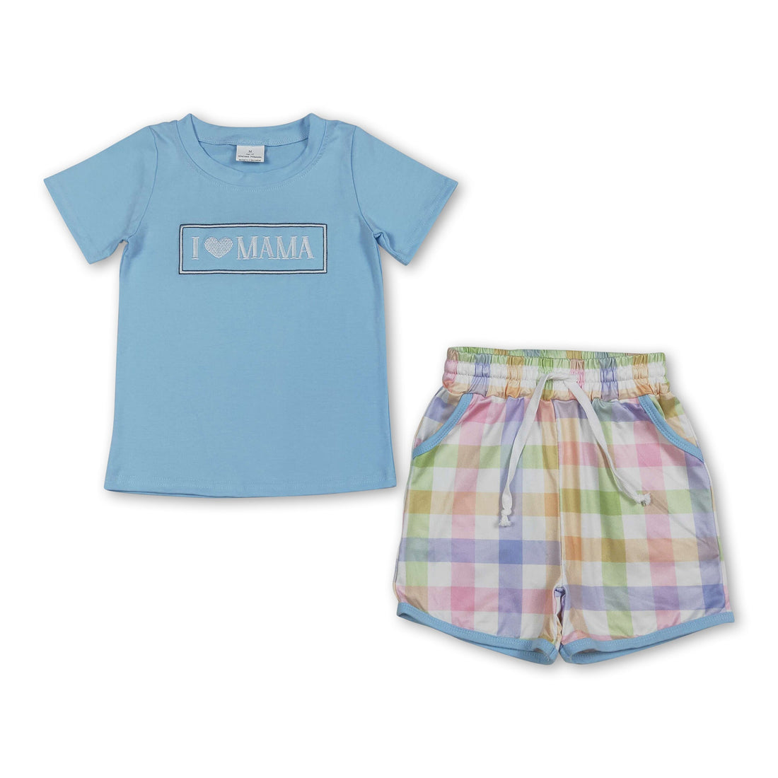 Colorful plaid boys&
