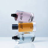 Bravo Sierra The Scent Edit fragrance bottle with holiday-themed packaging, showcasing a sleek, modern design.