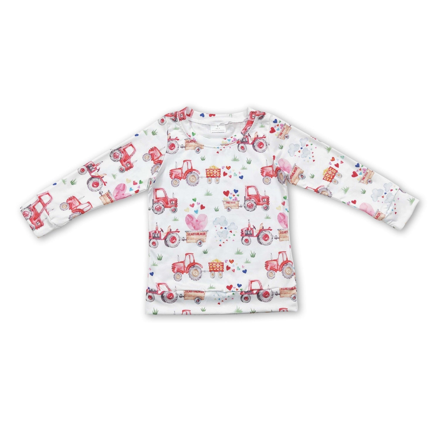 Heart truck long sleeves baby kids valentin&