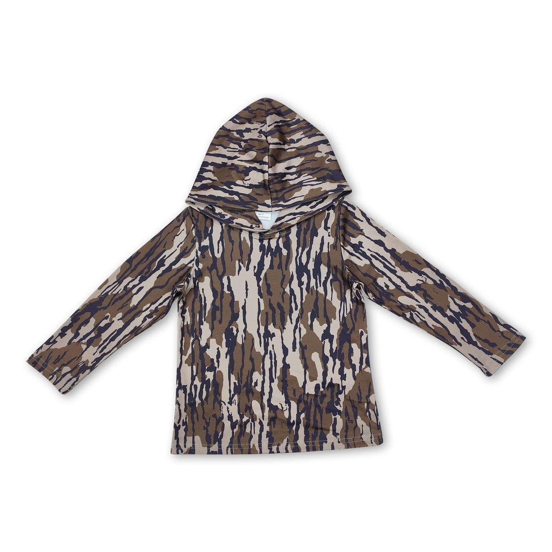 Long sleeves camo kids boys hoodie