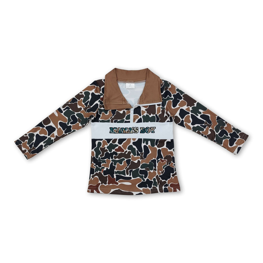 Long sleeves brown camo mama&