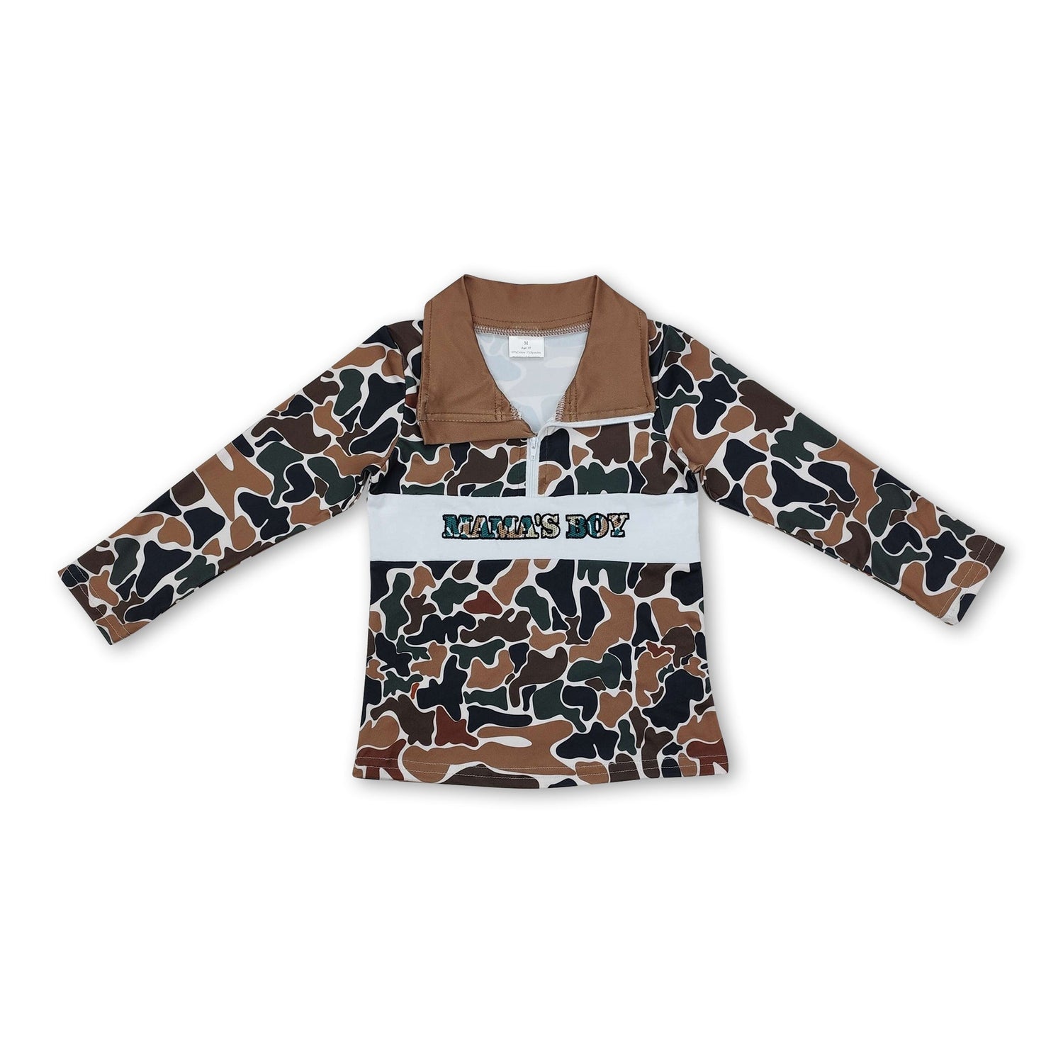 Long sleeves brown camo mama&