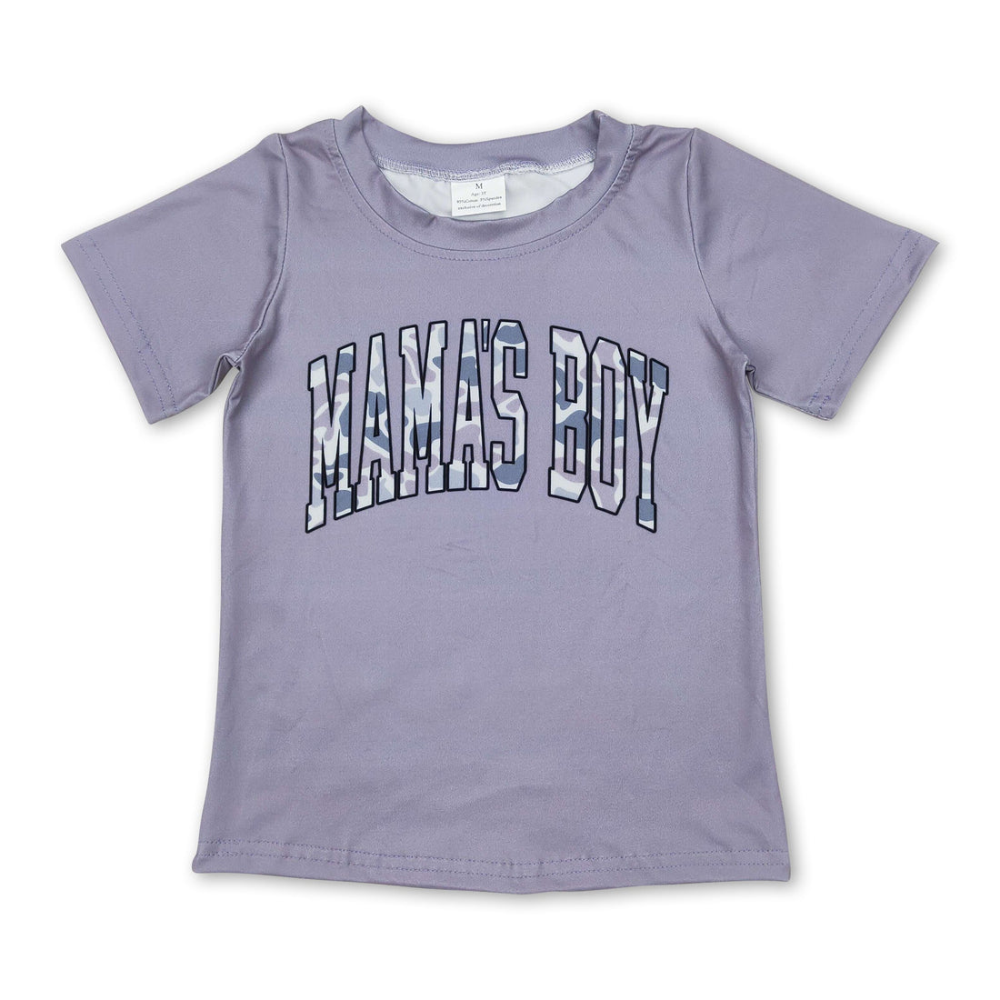 Short sleeves grey camo mama&