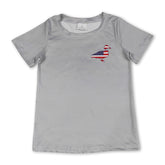 Grey short sleeve boys&