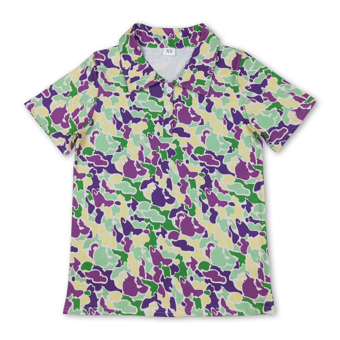 Purple yellow green camo men&