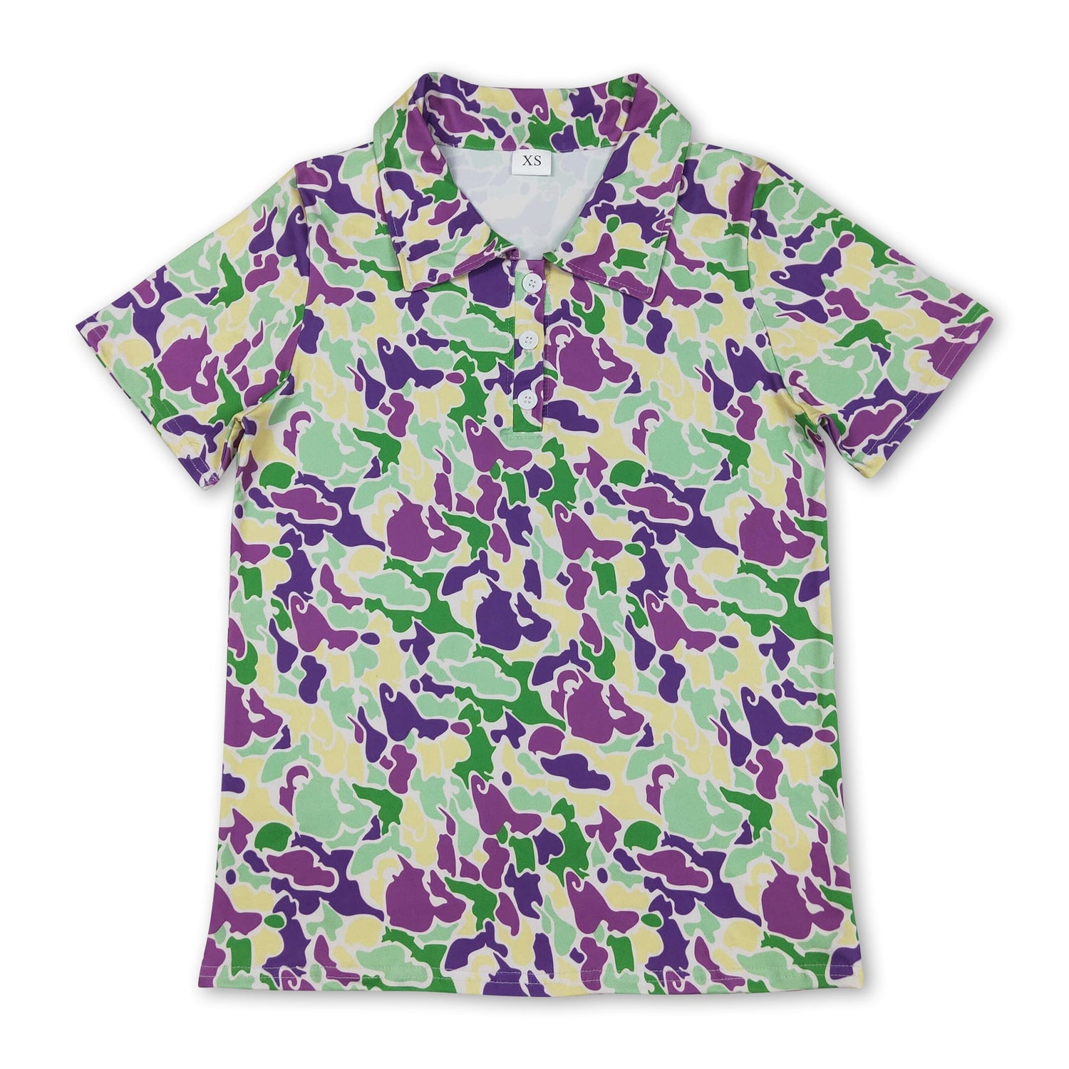 Purple yellow green camo men&