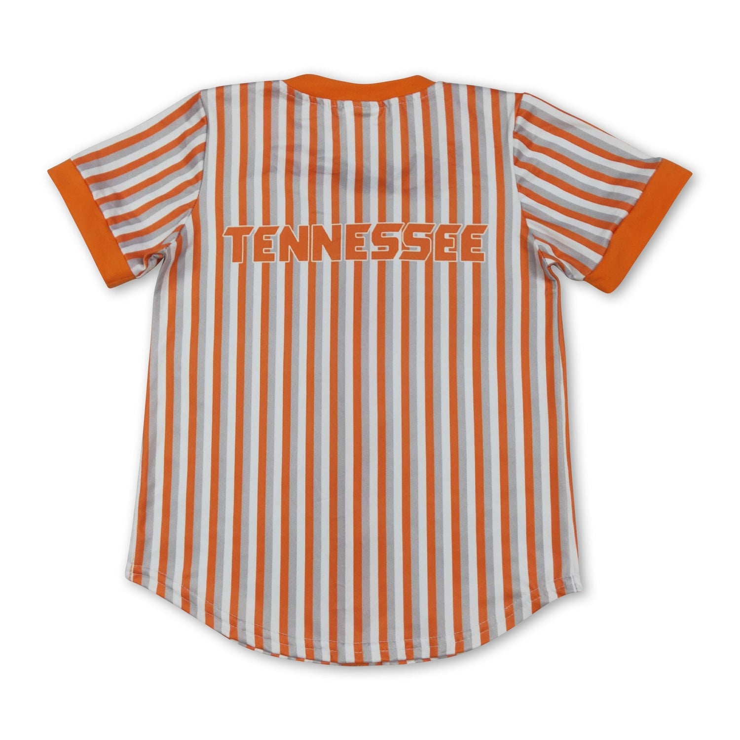 Short sleeves stripe T kids boys button down team shirt