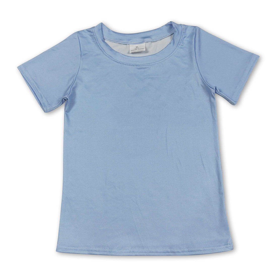 Light blue camo short sleeve boy&