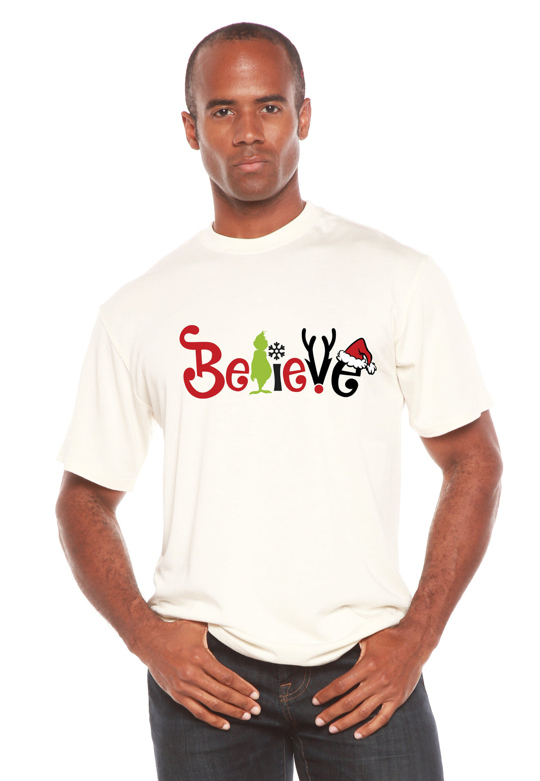 Believe Christmas printed men&