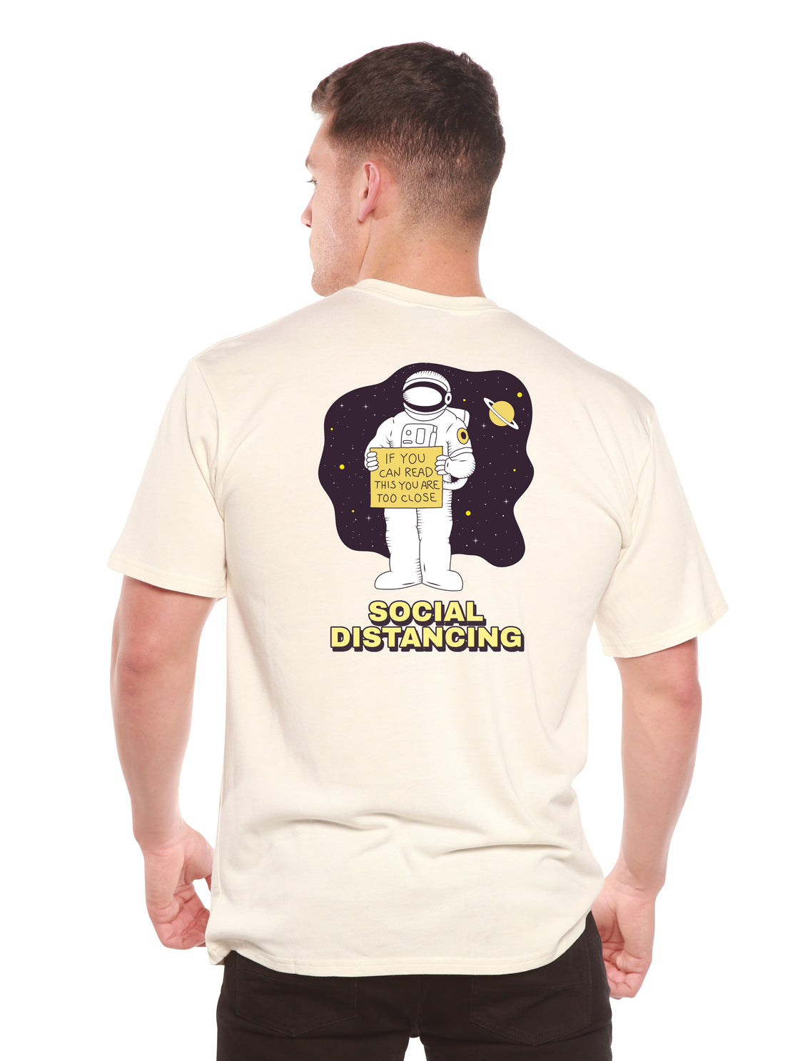 Back view of Spun Bamboo men&