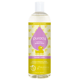 Puracy Baby Bubble Bath in a 12oz bottle, hypoallergenic formula, with a gentle, foamy bubble bath for infants and sensitive skin.